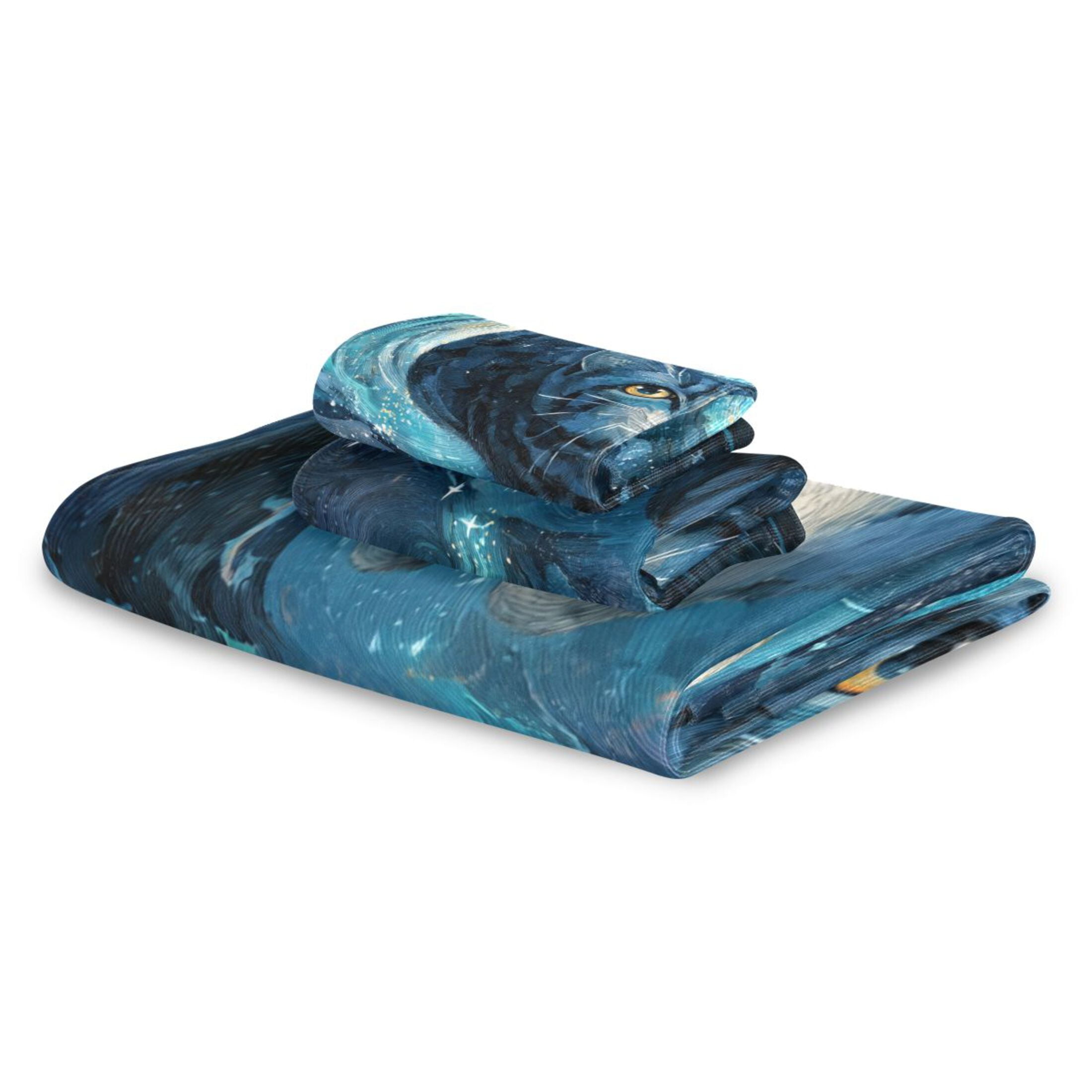 Three-Piece Towel Set Face Towel Towel Set Hand Towel Bath Towel Cotton Bath Towels Bath Towel Sets Hand Bath Towels Cute Cat