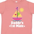 thumbnail image 4 of Inktastic Daddys First Mate Girls Nautical Sailboat Girls Toddler T-Shirt, 4 of 5