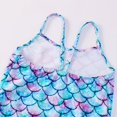 thumbnail image 3 of Kids Tankini Girls Swimsuit Bathing Suit Children‘s Fish Scale Swimwear, 3 of 7