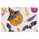 thumbnail image 2 of Juego de 4 manteles individuales de lino de otoño con calabaza aterradora, 12 x 18 pulgadas, manteles de mesa resistentes al calor de temporada para decoración de fiestas, cocinas y comedore, 2 of 5