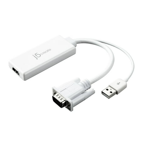 j5create VGA To HDMI Video Audio Adapter JDA204