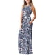 thumbnail image 2 of Vestido largo suelto sin mangas de verano para mujer Vestido largo casual con bolsillos Fokelyi FSHY034-352, 2 of 3