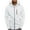 White, variant on fartey Men's Athletic Gym Fleece Lined Hoodie Coat Full Zip Up Long Sleeve Hooded Outwear WIth Zipper Pockets Baggy Fit Drop Shoulder Outerwear Coats