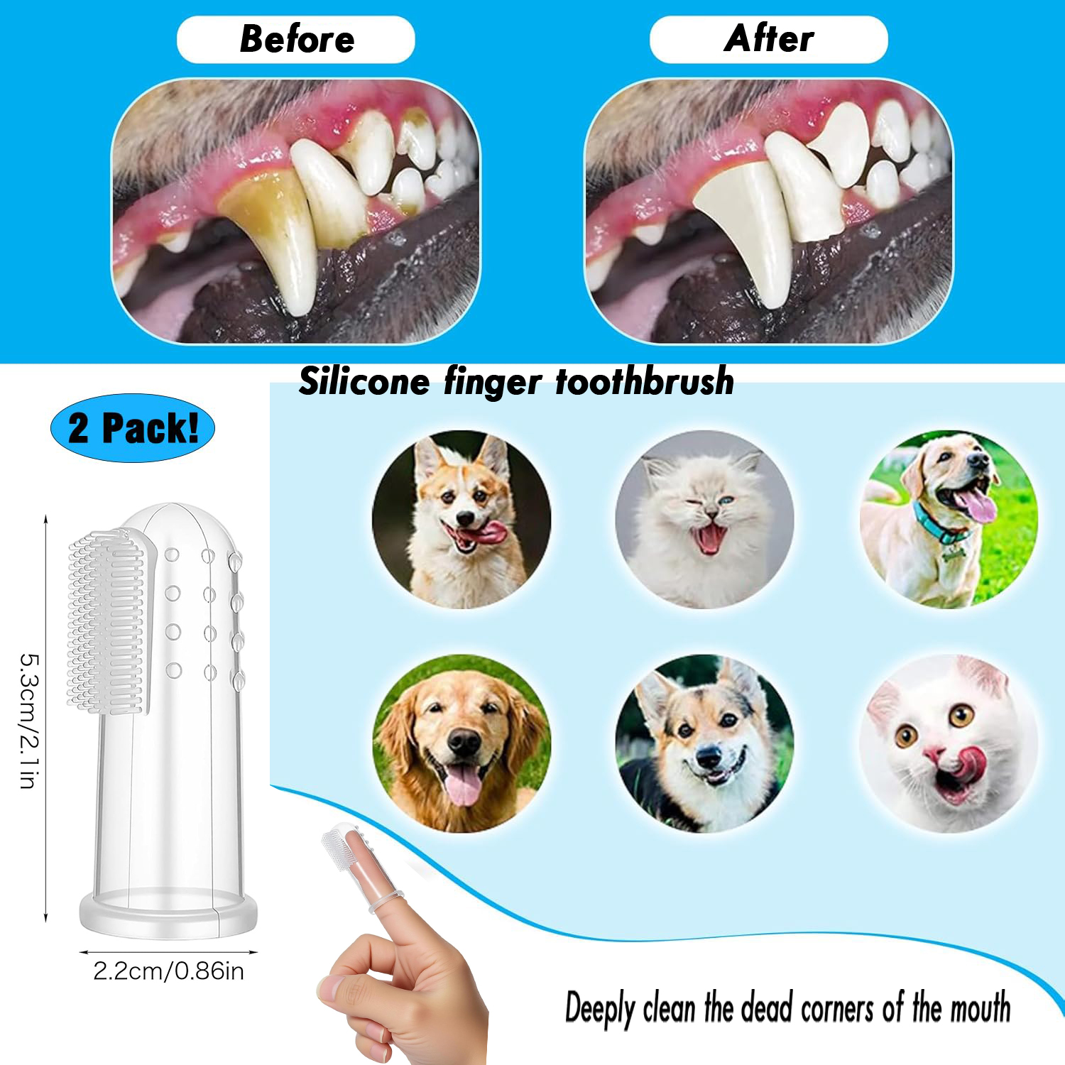 Hoolife 8-Pc Pet Grooming Brush Kit, Pink photo 8