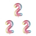 thumbnail image 2 of Cateissary Números Globo Gradiente Rampa de cumpleaños Fácil de inflar Suministros para fiestas Decoraciones para bodas Artículos para Type1 NO1, 2 of 6