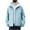Blue, variant on Hvyesh Big and Tall Jackets for Men 2025 Casual Long Sleeve Full Zip Hooded Coat Mens Lightweight Windbreaker Outerwear with Pockets