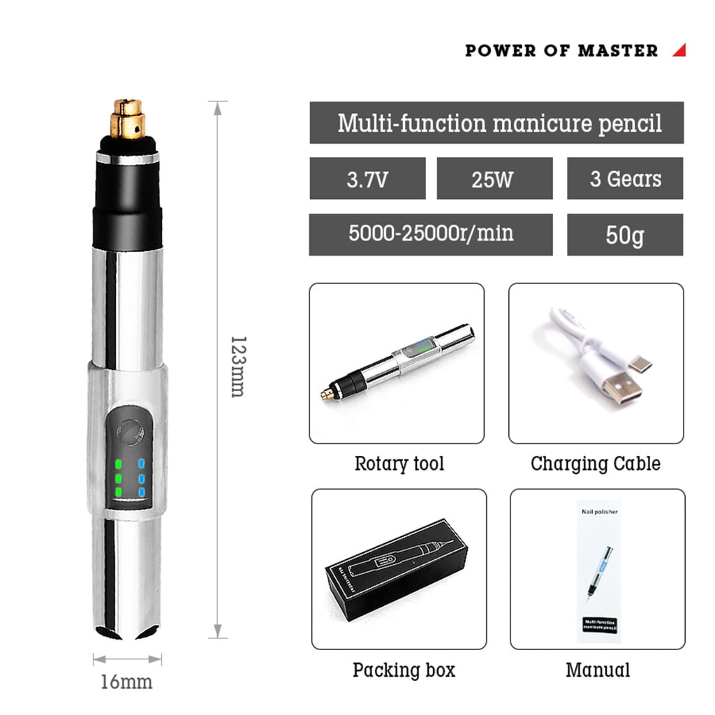 Multiple Speed Electric Engraving Pen Tool Rechargeable For Metal Stone Woodwork