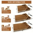 thumbnail image 3 of Heated Dog Bed for All Seasons, 3-in-1 Pet Sofa with Heating Pad, Cat House & Crate Bed, Removable Pad, US Plug, 3 of 13
