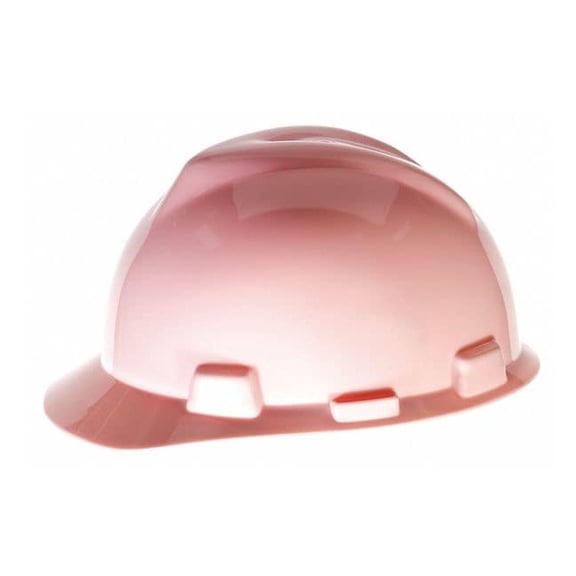 Msa Safety Hard Hat,Type 1, Class E,Ratchet,Pink 495862