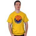 thumbnail image 5 of Arizona Pride Illustrated State Flag Men's Graphic T Shirt Tees Brisco Brands S, 5 of 6