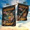 thumbnail image 2 of FLAGWIX American House Flag (29.5" x 39.5")-Michigan Forever In My Heart Flag DBX1362 - Polyester Indoor Outdoor Flags, 2 of 2