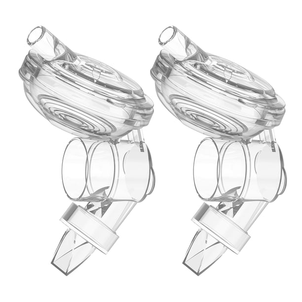 Accesorio Sacaleches El accesorio de repuesto para extractor de leche eléctrico YOUHA incluye 2 piezas de conector de silicona suave de grado alimenticio para el extractor de leche portátil del INS YOUHA Accesorio Sacaleches