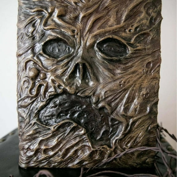 Book of the Dead Replica with 3D Sculpted Cover, Ancient Cursed Spellbook Prop for Halloween & Gothic Home Decor, Horror Movie Memorabilia and Collector's Edition Grimoire