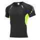 thumbnail image 3 of Mallas deportivas de secado rápido, transpirables, ropa de fitness, manga corta, para hombre, para correr, baloncesto, entrenamiento, ropa de compresión elástica alta, 3 of 3