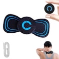 thumbnail image 1 of 1pc EMS Microcurrent Mini Massage Device Simulated Human Massage Technique Cordless Portable Mini Electric EMS Neck Massager, 1 of 7