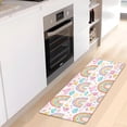 thumbnail image 6 of Cute Pastel Rainbow 39" x20" Soft and Absorbency Bathroom Rugs, Fast Drying Machine Washable Bath Mat for Bathroom Kitchen Bathtub Home Decorations, 6 of 7