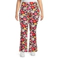 thumbnail image 2 of No Boundaries Women's Plus Flare Pant, 2 Pack, Sizes 1X-4X, 2 of 5