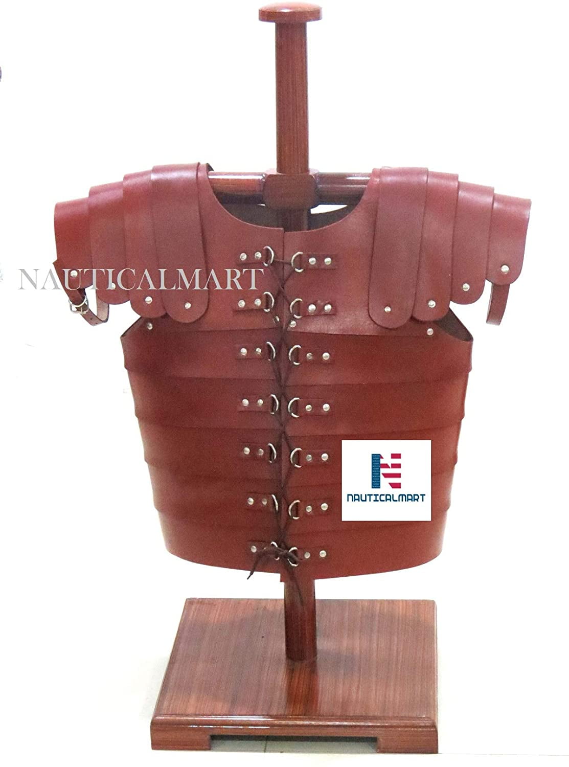 Roman Armor Lorica SEGMENTATA - Brass by NauticalMart Steel Body Armor with  Brass Accents Legionary Soldier Costume for Historical Reenactment