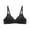 Black, variant on Aloohaidyvio Bras for Women Plus Size,Womens Soild Wire Free Bra Everyday Small Cup Underwear Bra