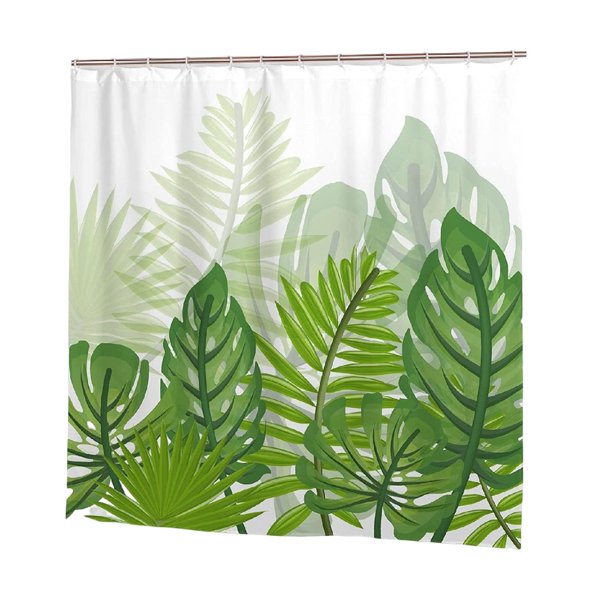 Elegant and Fresh Bathroom Decorative Shower Curtain 84"x72