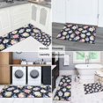 thumbnail image 5 of Pioneer Flower Floral Print Pattern Kitchen Rugs Sets Of 2, Anti Fatigue Non Slip Washable Floor Mats for Kitchen Sink Laundry, 17X30 Inch + 17X47 Inch, 5 of 6