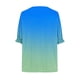 thumbnail image 3 of Blusas para las Mujeres Casual Tamaño Grande Cuello Redondo Impresión Corta Camiseta Superior, Verano Casual Blusa para las Mujeres, 3 of 4