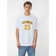 thumbnail image 1 of Men'S Casual Crew Neck T-Shirt, Los Angeles 23 Print, Slight Stretch, Regular Fit, Fashionable Short-Sleeve Top for Sports & Leisure, 1 of 7