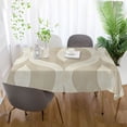 thumbnail image 5 of Yayeee Tablecloths for Rectangular Tables 60 x 120 inch Party Table Cover, Light Brown Pattern, 5 of 6