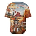 thumbnail image 2 of Thanksgiving English Springer Spaniel Pilgrim Grateful, Thankful, Blessed Fall Welcome All Over Print 3D Baseball Shirt Springers Dog Lover Gifts Softball Sport - 00021, 2 of 6