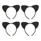 thumbnail image 4 of 4x Diadema con orejas de gato, encantadora, diademas para el pelo de animales, diadema para la cabeza Negro, 4 of 9