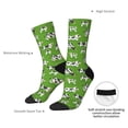 thumbnail image 6 of Honeii Cows With Calfs Green Print Adult Socks,Crew Socks,Casual Calf Socks,Daily Wear Socks for Men & Women, Perfect for Sports, Casual and Everyday Use, 6 of 6