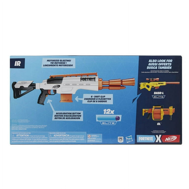 Nerf Fortnite BASR-L Blaster, Includes 12 Official Darts, Kids Toy
