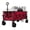 red, variant on Heavy Duty 52" Collapsible Garden Wagon Cart, Extra Large 460lbs Capacity, All Terrain 16" Wheels, 2-in-1 Collapsible Utility Wagon, Removable Sides, Rotating Adjustable Handle