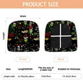 thumbnail image 2 of Seat Covers for Dining Room Chairs Stretch Christmas Printed Chair Seat Covers Set Of 4,Washable Christmas Upholstered Chair Seat Slipcovers,Removable Seat Protector for Kitchen, Office, 2 of 6