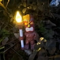 thumbnail image 5 of Black Hawaiian Mayan Angry & Happy Smiling Totem - Solar Powered Glowing Outdoor Decorative Statue For Garden Patio Yard Decoration, Outdoor Enthusiasts, Home Decor Lovers, Gift, 5 of 7