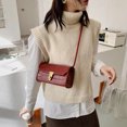 thumbnail image 1 of Bolsa de hombro con patrón de cocodrilo simplemonedero para axilas de PU sólido para mujer (rojo) Likrtyny Para Estrenar, 1 of 9