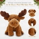 thumbnail image 4 of Plushland Beanie Moose Sentado 7 "" Peluches de peluche Super Suave Vacaciones de Invierno (Benaie Moose), 4 of 5