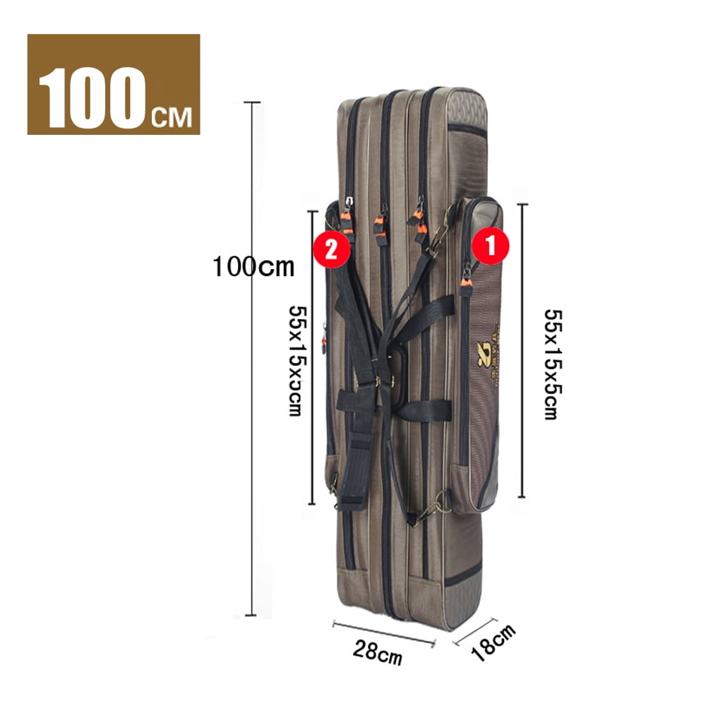 Nylon Fishing Bag Outdoor    Multifunctional Fishing Rod Pole 