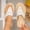 White, variant on Womens Red Flip Flops - Comfortable Breathable Perforated Sandals, Casual Toe-Post Slip On Shoes for Everyday Summer Beach Walking,Size 9