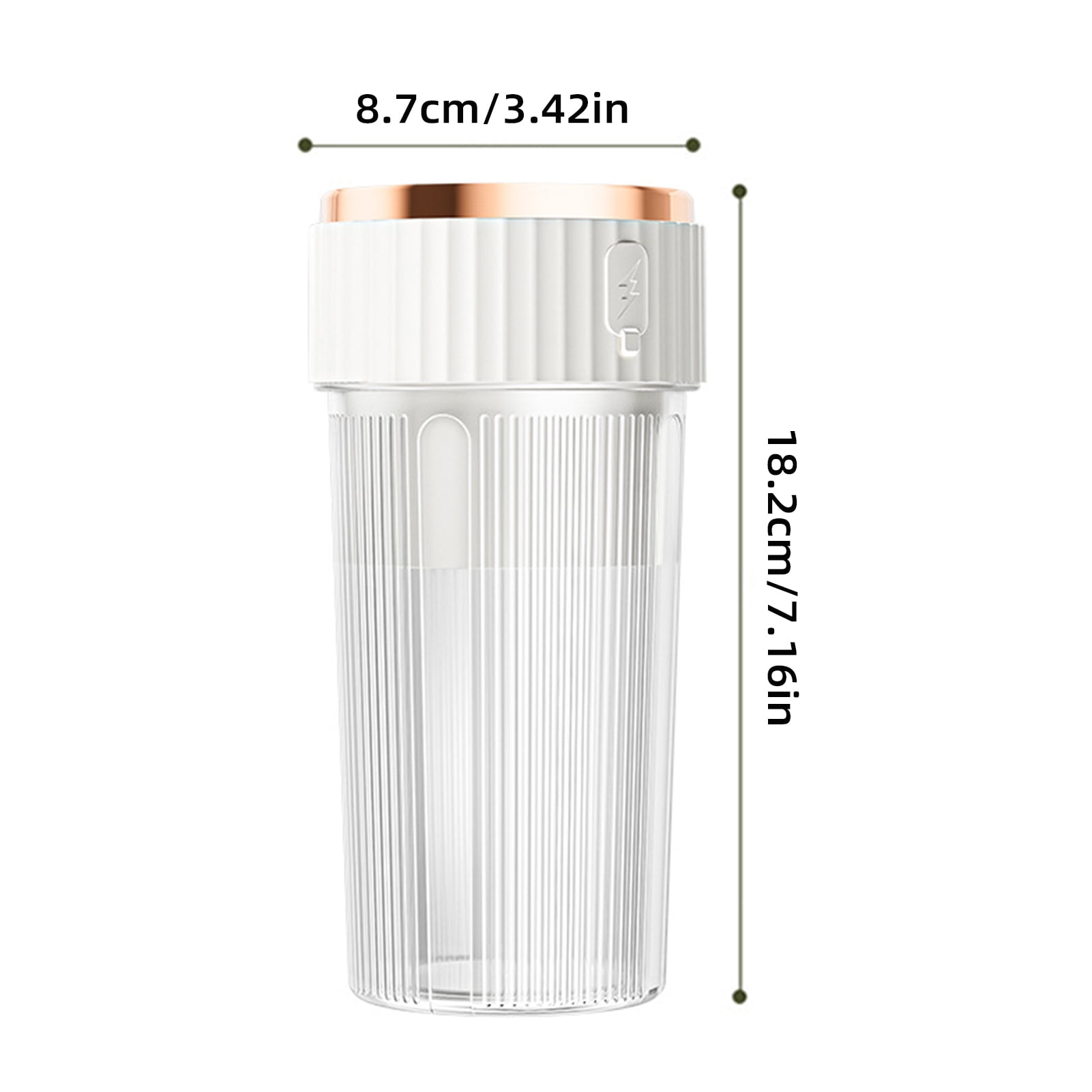 Wireless Mini Juicer with Sharp Blades BPA Free High Speed Compact Design USB Rechargeable Portable Blender Fruit Mixer