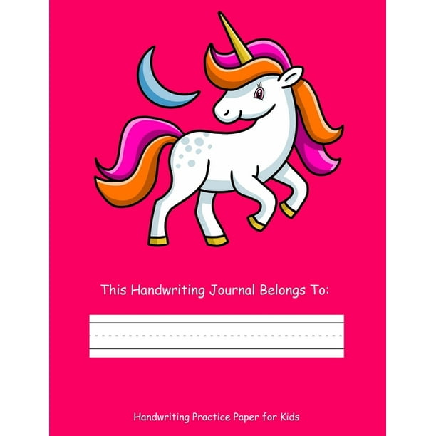 handwriting practice paper for kids 120 blank dotted lined writing