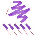 thumbnail image 1 of Uxcell Dance Ribbons, Gymnastics Dance Streamers with Non-Slip Wand Dance Flags Purple, 1 of 7