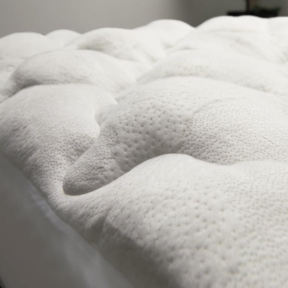 Size Rayon from Mattress Topper - Thick, Plush, and Cooling Mattress Pad, Machine Washable Mattress Topper for Bed