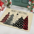 thumbnail image 4 of PALIFEUR Christmas Door Mat, 24"x16" Dirt Trapping Door Mat Indoor Entrance, Absorbent Non-Slip Christmas Stree Doormat, Washable Front Door Mat Outside Entrance for Holiday Party Decorations, Red, 4 of 7
