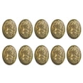 thumbnail image 1 of 10x Broches de Escudo , Sujetadores de Ropa capa, Chal, Alfiler de Bufanda, Alfiler de Solapa, Joyería Vintage , Oro, 4.2x5.8cm, 1 of 7