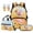 Bee Sunflower Axolotl, variant on Pzuqiu Strawberry Capybara School Backpacks for Teen Girls 4 Piece Backpack with Lunch Box Pencil Case 2pcs Bookmark Kawaii Travel Rucksack Sport Bookbag Shoulder Strap