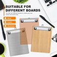 thumbnail image 5 of Pack of 20 Clipboard Clips 12cm Fittable Metal Cardboard Clip Hooks for Office, Craft Project Use, 5 of 5