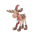 thumbnail image 3 of Xmas Elk Doll Figurine,Christmas Elk Doll Figure Xmas Statue Decoration,Elk Figurine Table Ornament Window Display Gift,Christmas Doll Decoration New Year Collectible,Desktop G 34x12x45cm, 3 of 8