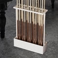 thumbnail image 4 of Almencla Billiard Pool Cue Rack Billiards Accessories Floor Stand for Indoor Playroom white, 4 of 8