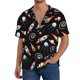thumbnail image 1 of Balery Space Rocket Camisa Casual de Manga Corta con Botones para Hombre, Texturizada, Estilo Cubano, para Playa, Verano-3X-Large, 1 of 5